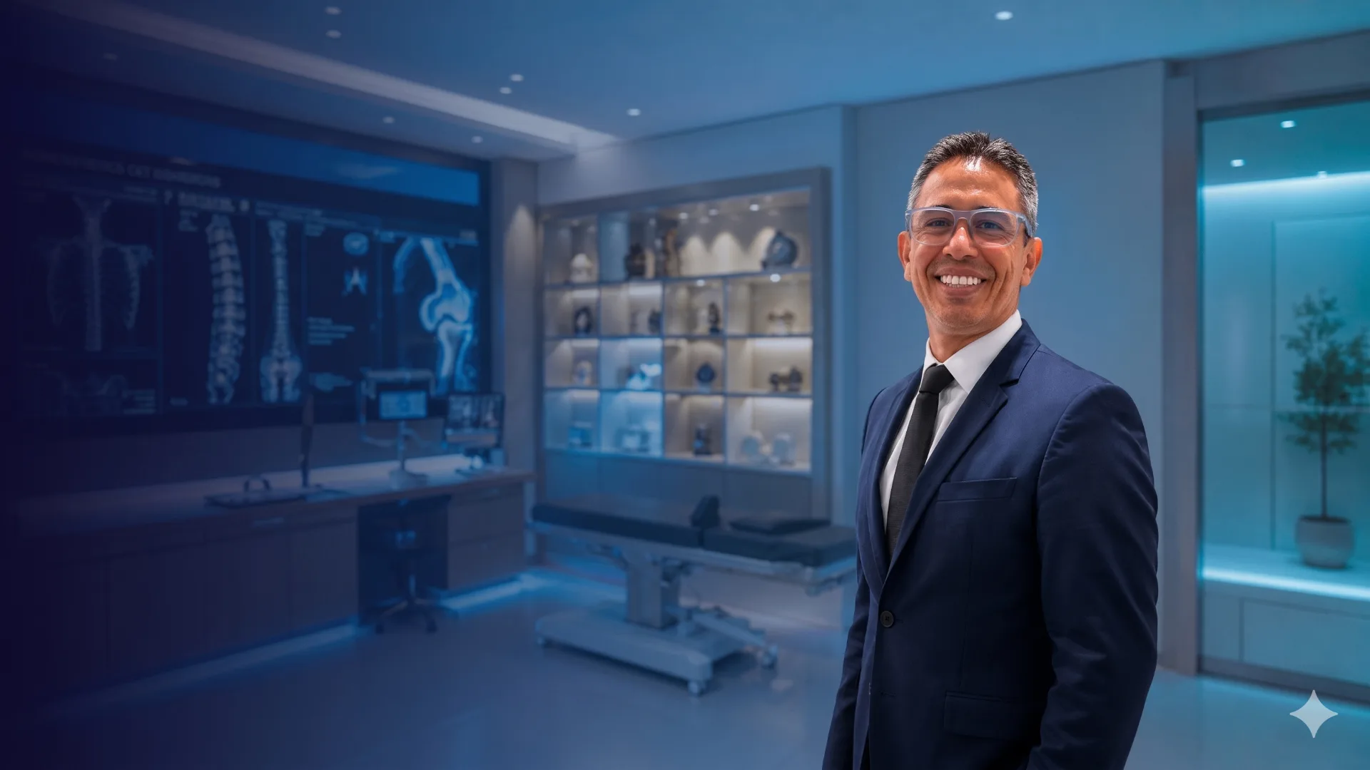 Dr. João Paulo Leite no consultório da BIOPAIN Institute